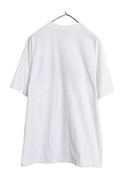 90s USA製 キャラクター イラスト プリント Tシャツ メンズ XL オールド ウエスタン グラフィック アート シングルステッチ 大きいサイズ