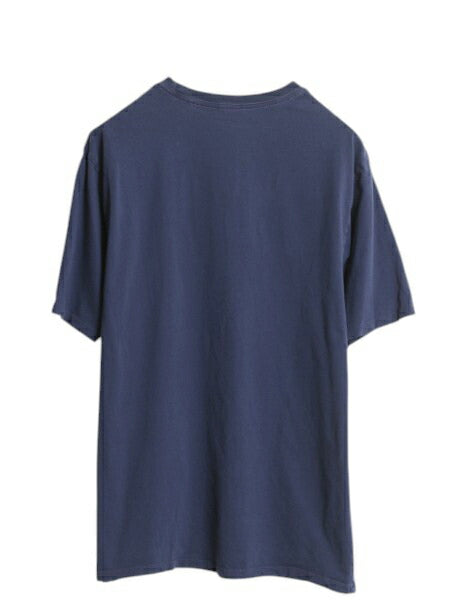 パタゴニア プリント 半袖 Tシャツ メンズ M / 20年製 アウトドア フィッツロイ スコープ ストレッチ オーガニック コットン カットソー 紺