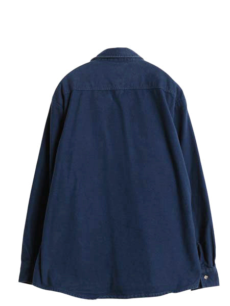 90s USA製 ファイブブラザー シャモア クロス 長袖 シャツ メンズ XL / オールド ネルシャツ ヘビーウェイト 無地 フランネル 大きいサイズ