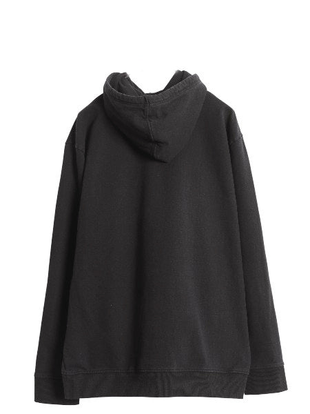 パタゴニア プリント スウェット フード パーカー メンズ XXL / 19年製 トレーナー プルオーバー ストレッチ 裏起毛 大きいサイズ ブラック