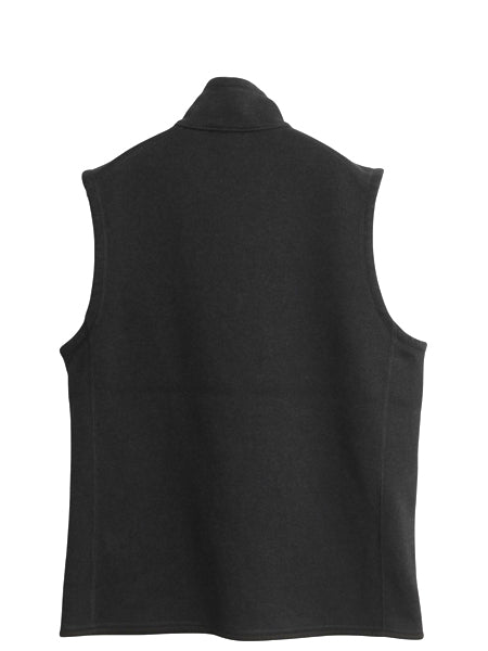 パタゴニア ベターセーター ベスト メンズ L 19年製 フリース セーター 前開き フルジップ アウトドア 重ね着 ワンポイント ブラック 企業