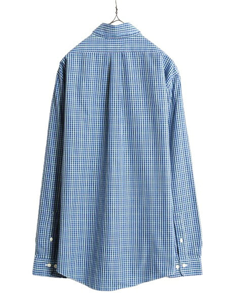 ブルックスブラザーズ チェック 長袖 ボタンダウン シャツ メンズ L Brooks Brothers ノーアイロン ワイシャツ ポケット付き マルチカラー