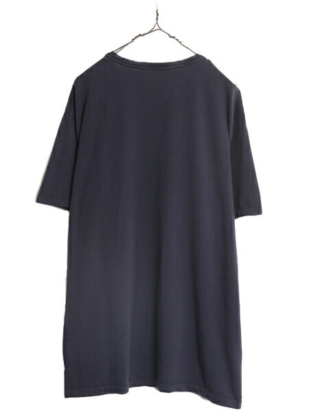 ポロベアー ポロ ラルフローレン プリント 半袖 Tシャツ メンズ XL 古着 キャラクター シングルステッチ 大きいサイズ ネイビー アイビー
