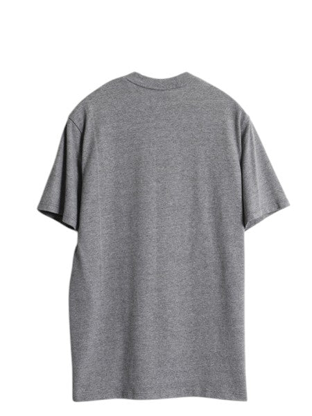 90s USA製 カレッジ プリント 半袖 Tシャツ メンズ レディース M / オールド ヘビーウェイト カットソー プリントT シンプル 霜降り グレー
