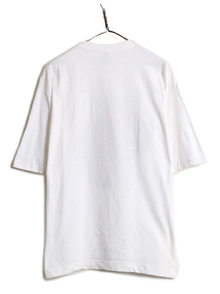 90s ドッグ イラスト プリント 半袖 Tシャツ メンズ レディース M / 90年代 オールド アート イヌ アニマル ダックスフンド ヘビーウェイト