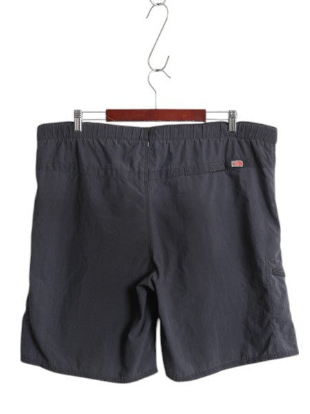 ノースフェイス ナイロン カーゴ ショートパンツ メンズ L 古着 アウトドア スイム サーフ ショーツ 短パン 水陸両用 海パン インナー付き
