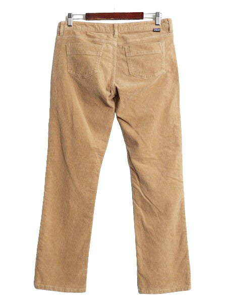 13年製 パタゴニア 細畝 コーデュロイ パンツ レディース 29 PATAGONIA アウトドア ストレート ストレッチ コットン 5ポケット ノータック