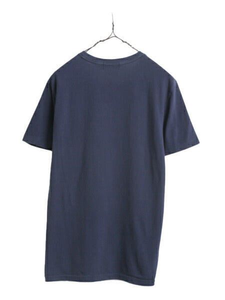 ポロベアー ポロ ラルフローレン プリント 半袖 Tシャツ メンズ レディース S / キャラクター プリントT クルーネック シングルステッチ 紺