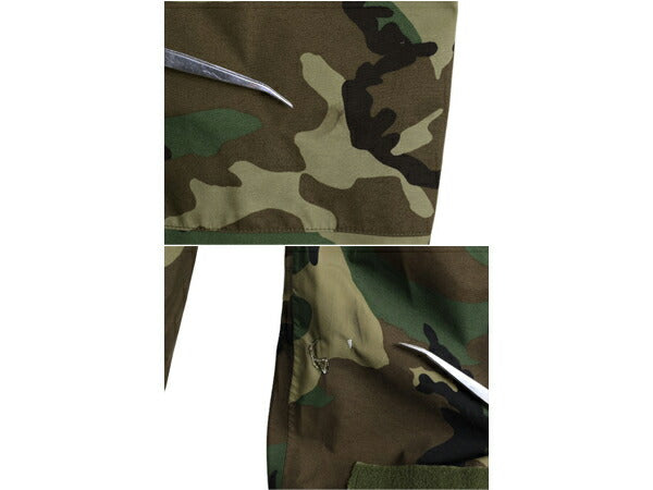 90s 96年製 米軍実物 US ARMY ウッドランド カモ オーバー パンツ LARGE LONG / 古着 90年代 オールド ECWCS ゴアテックス ミリタリー 軍物