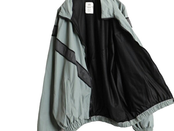 90s 99年製 米軍実物 US ARMY ナイロン トレーニング ジャケット LARGE REGULAR 古着 90年代 ミリタリー 軍物 PFU ジャンパー ブルゾン 灰