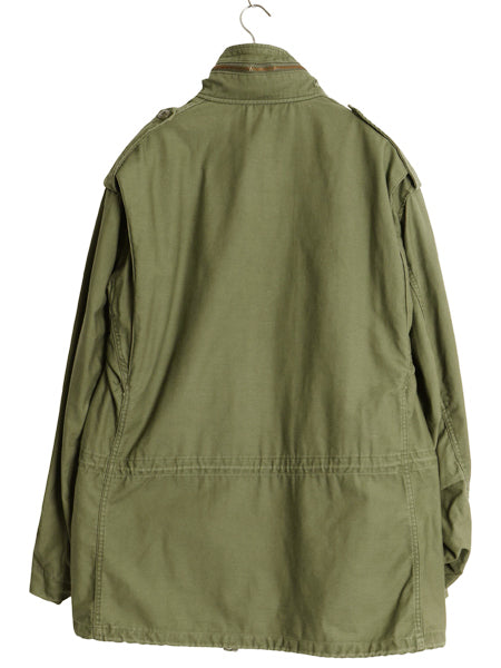 70s 米軍実物 USMC M-65 フィールド ジャケット LARGE REGULAR 古着 78年製 ヴィンテージ ミリタリー 軍物 ステンシル プリント 3rd ブラス