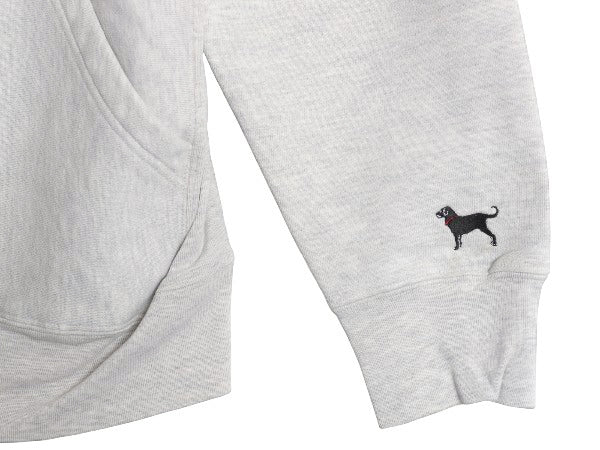 00s The Black Dog ドッグ プリント ハイネック スウェット メンズ レディース XS / オールド ヘビーウェイト 犬 裏起毛 トレーナー グレー