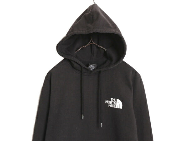 US企画 ノースフェイス 両面 プリント スウェット フード パーカー メンズ S / The North Face アウトドア トレーナー 裏起毛 プルオーバー