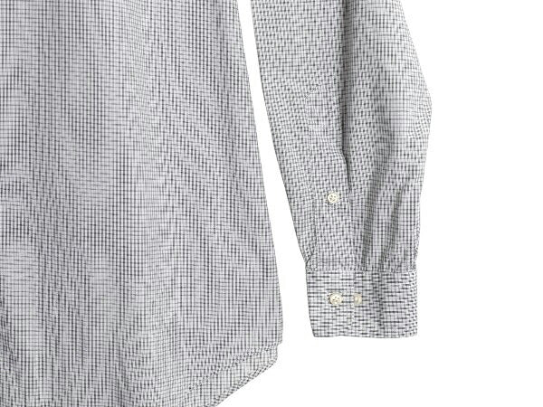 90s ラルフローレン チェック 長袖 ボタンダウン シャツ メンズ L 程/ オールド ポロ 長袖シャツ コットン ワイシャツ シンプル きれいめ