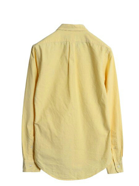 ポロ ラルフローレン 長袖 ボタンダウン シャツ メンズ XS オールド 長袖シャツ オックスフォード コットン ワイシャツ ワンポイント 細身