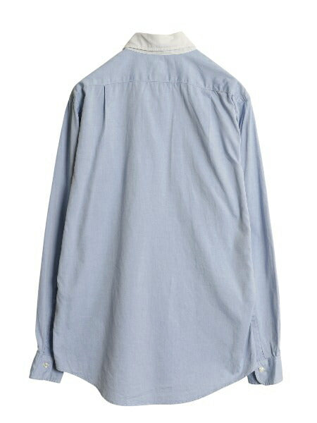 USA製 ブルックスブラザーズ メーカーズ 長袖 クレリック シャツ メンズ M 古着 タブカラー オックスフォード ドレス ワイシャツ ビジネス