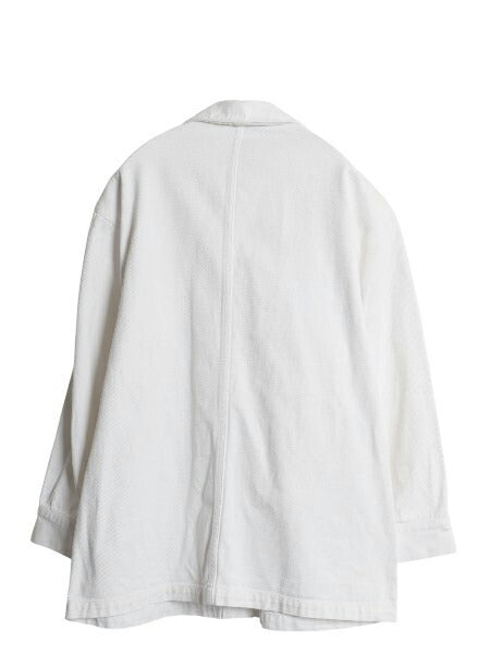 90s ローレン ラルフローレン ホワイト デニム カバーオール レディース M / オールド ポロ コットン ジャケット ブルゾン ハーフコート 白