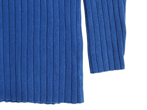 90s ローレン ラルフローレン ロールネック ニット セーター レディース XL 古着 オールド ポロ コットン リブ編み 無地 厚手 大きいサイズ