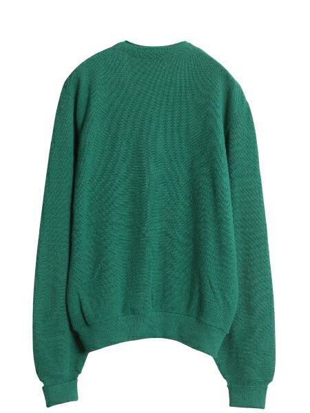 80s USA製 マンシング ウェア グランドスラム アクリル ニット カーディガン メンズ L ヴィンテージ 羽織り 前開き ワンポイント グリーン