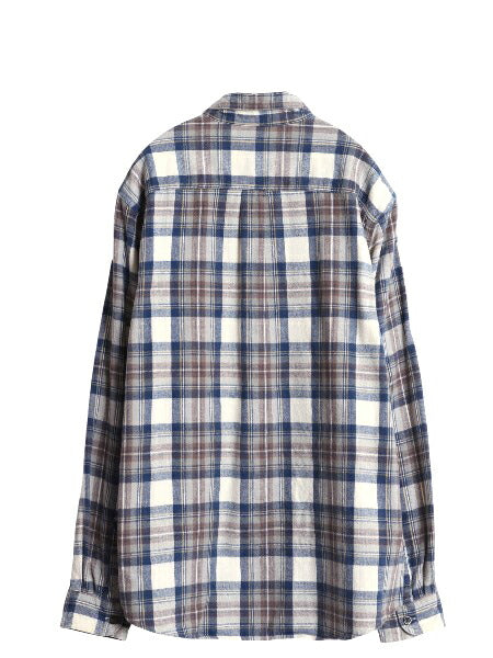 エルエルビーン チェック 長袖 ボタンダウン フランネル シャツ メンズ L 古着 長袖シャツ ネルシャツ コットン BD マルチカラー ゆったり