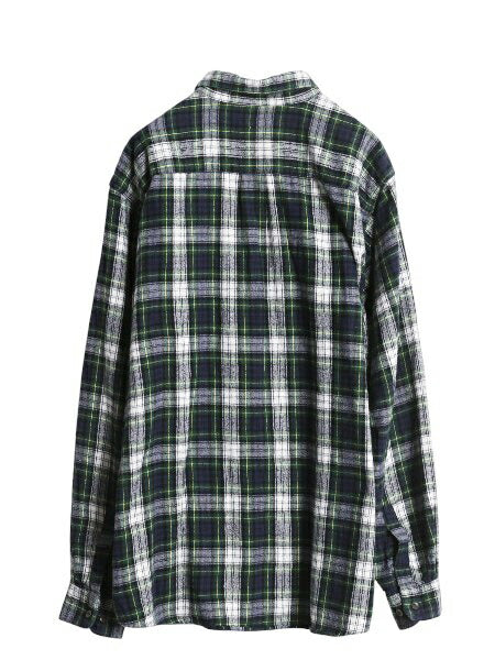 エルエルビーン チェック 長袖 ボタンダウン フランネル シャツ メンズ XL 古着 長袖シャツ ネルシャツ コットン BD ゆったり 大きいサイズ