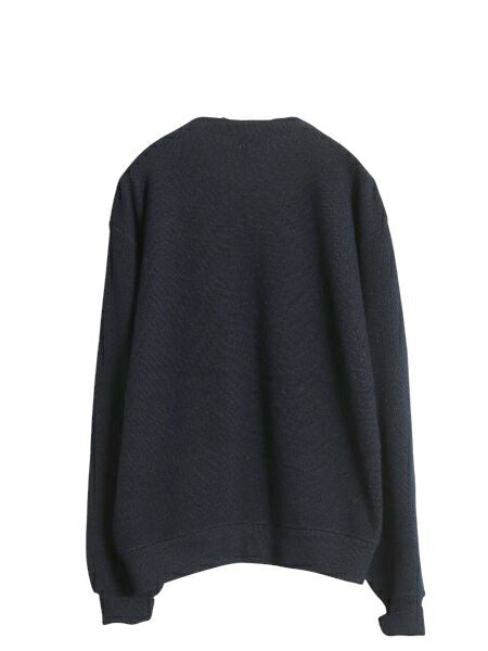 80s USA製 ラコステ アクリル ニット カーディガン メンズ レディース L 古着 ヴィンテージ 羽織り 前開き セーター ワンポイント ネイビー