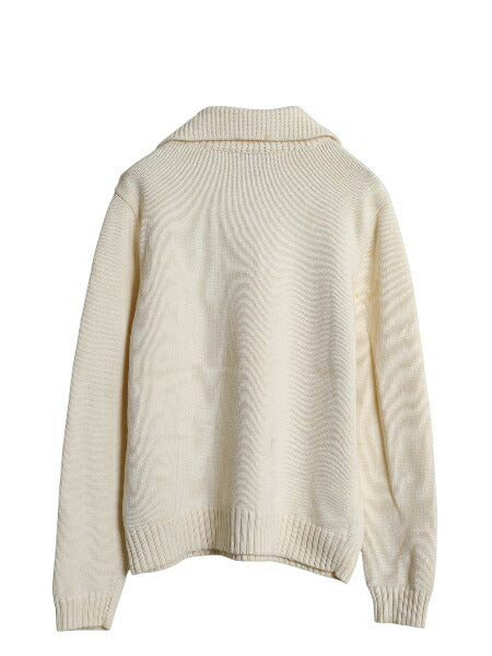 00s ローレンジーンズ ラルフローレン ニット セーター レディース XL オールド コットン 襟付き プルオーバー シンプル 大きいサイズ 無地