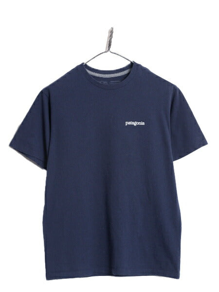 21年製 パタゴニア 両面 プリント 半袖 Tシャツ メンズ XS 古着 Patagonia アウトドア グラフィック イラスト バックプリント クルーネック