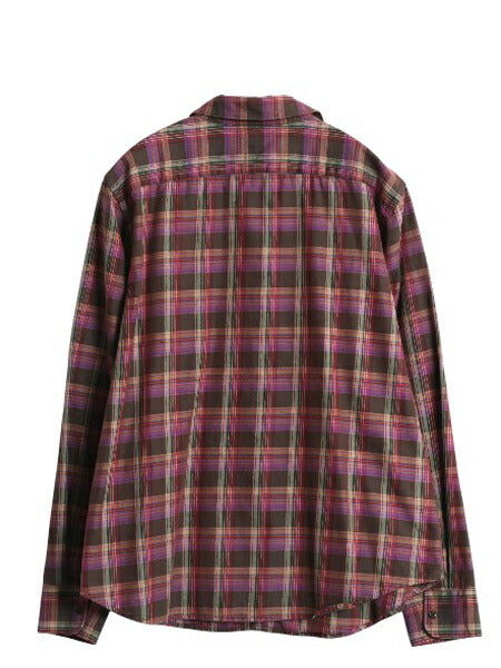 00s ローレン ラルフローレン チェック 長袖 シャツ レディース XL / オールド コットン マルチカラー ワンポイント 大きいサイズ きれいめ