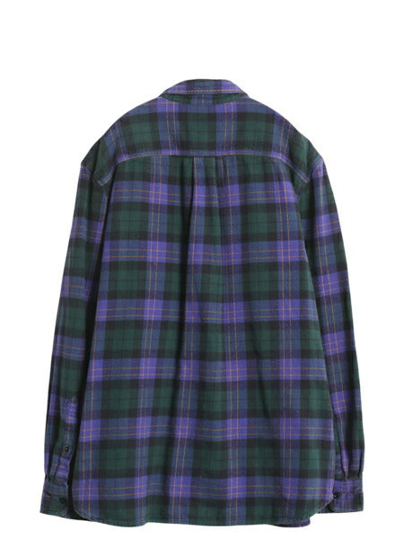 US企画 ノースフェイス チェック ヘビー フランネル シャツ メンズ XL アウトドア ネルシャツ 長袖シャツ コットン マチ付き 大きいサイズ
