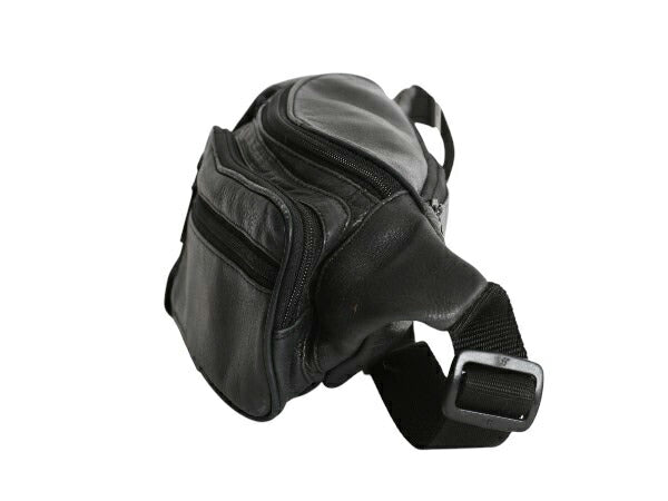 90s 00s ウィルソンズ 本革 レザー 2way ウエストポーチ ショルダー バッグ メンズ オールド レザーバッグ ポシェット シンプル ブラック