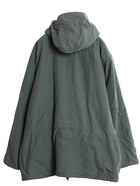 90s USA製 エディ―バウアー ナイロン マウンテンパーカー ジャケット メンズ XL オールド 黒タグ フリース ライナー マンパ 大きいサイズ