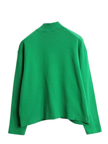90s 00s オールド ギャップ フルジップ トラック ジャケット レディース S ハイネック ストレッチ ジャージ トップス 薄手 無地 ショート丈