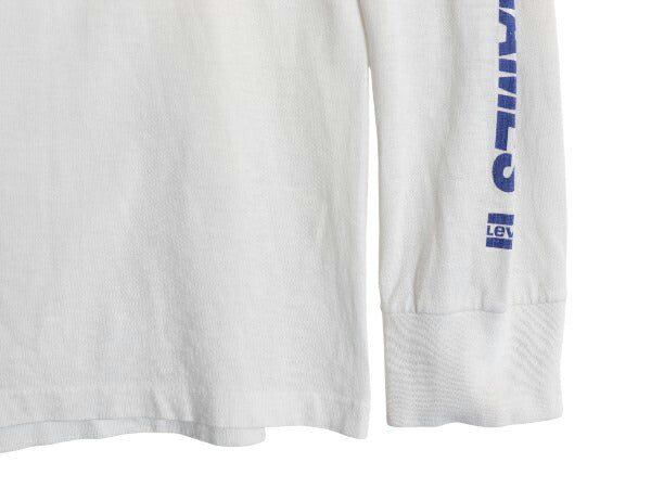 80s USA製 ロス五輪 リーバイス プリント 長袖 Tシャツ メンズ レディース L ヴィンテージ オリンピック ロンT ロングスリーブ 袖プリント
