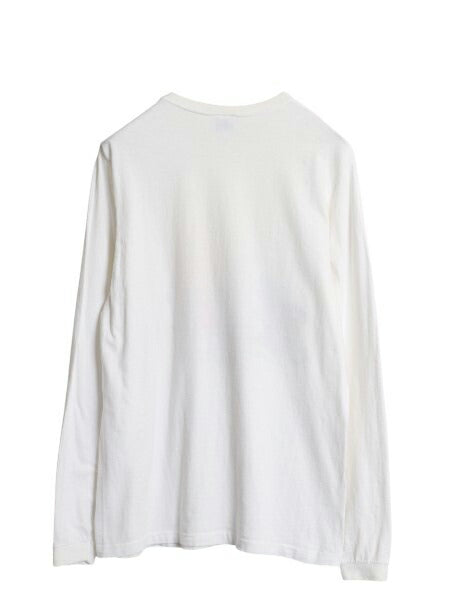 90s USA製 スキーヤー ジョーク イラスト プリント 長袖 Tシャツ メンズ レディース M 古着 オールド スキー キャラクター アート ロンT 白