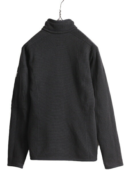 14年製 パタゴニア ベターセーター 1/4 ジップネック レディース S / Patagonia アウトドア フリース ジャケット ニット プルオーバー 黒