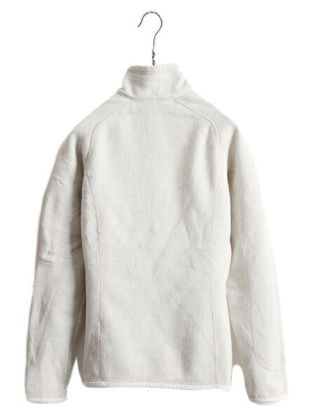 16年製 パタゴニア ベターセーター ハーフジップ レディース S 古着 Patagonia アウトドア フリース ジャケット プルオーバー ブルゾン 白