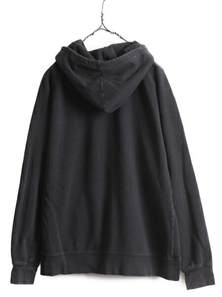 ノースフェイス プリント スウェット フード パーカー レディース XL The North Face プルオーバー 裏起毛 トレーナー アウトドア 薄手 黒