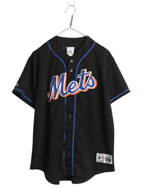 USA製 メッツ ベースボール シャツ メンズ M / MLB オフィシャル