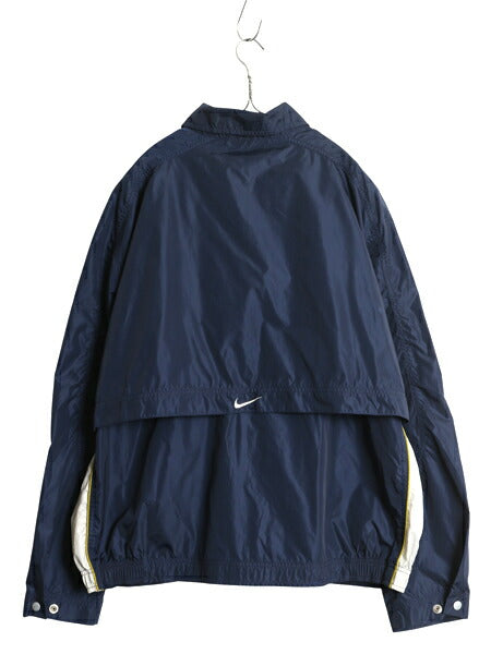 90s ナイキ フルジップ ナイロン ジャケット メンズ XL / 古着 オールド スウッシュ ウインドブレーカー ジャンパー ブルゾン 大きいサイズ