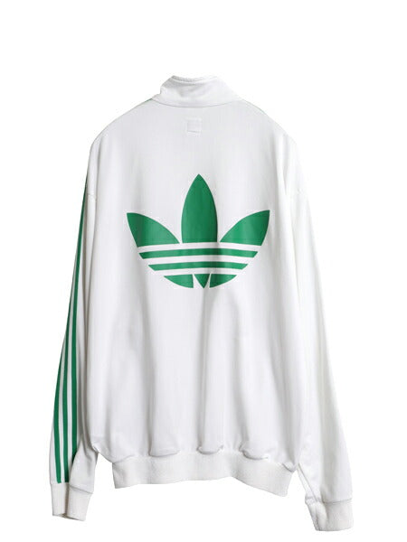 00s アディダス トラック ジャケット メンズ L オールド フルジップ ジャージ ジャンパー ブルゾン ハイネック 3ライン トレフォイル ロゴ