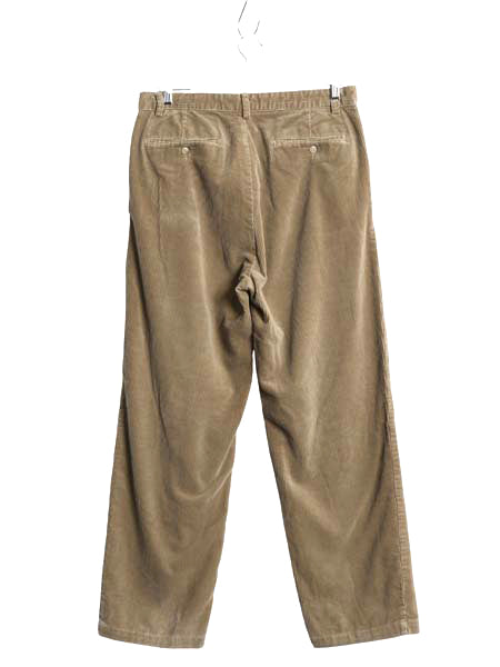 90s ポロ ラルフローレン 太畝 コーデュロイ パンツ メンズ 33 30 オールド スラックス ストレート ツータック コーズ ヘビーウェイト 無地