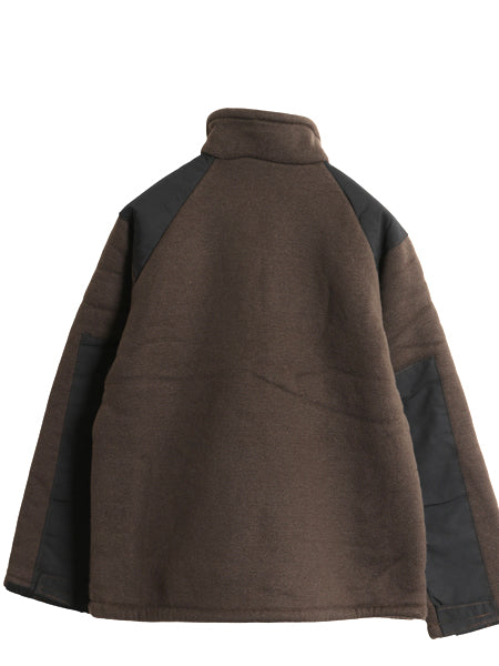 90s 米軍実物 ECWCS GEN1 裏 パイル フリース ジャケット メンズ М / オールド 90年製 アーミー ミリタリー ベアー ジャンパー 軍物 茶 黒