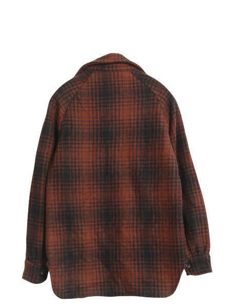70s 80s USA製 CLASS-5 チェック CPO ウール シャツ メンズ XS / ヴィンテージ ヘビーウェイト ジャケット 長袖シャツ ツートン シンプル