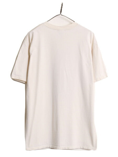 00s クマ アート イラスト プリント 半袖 Tシャツ メンズ XL / 00年代 オールド 大きいサイズ グラフィック ヘビーウェイト キャラクター