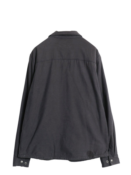 ノースフェイス シャツ ジャケット メンズ L アウトドア ジャンパー ブルゾン コットン ボア パイル フリース ライナー付き 長袖シャツ 灰