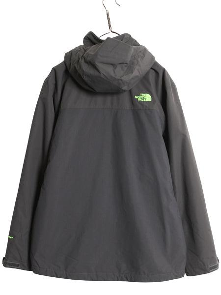 US企画 ノースフェイス HYVENT 中綿 ナイロン マウンテンパーカー ジャケット メンズ M フルジップ ブルゾン マンパ 裏フリース 脱着フード