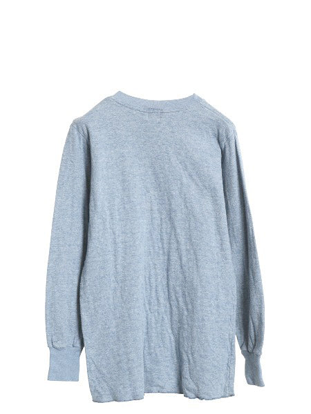 80s USA製 デュオフォールド 2レイヤー 長袖 Tシャツ メンズ M / ヴィンテージ ロンT アンダーシャツ 無地 ストレッチ インナー カットソー