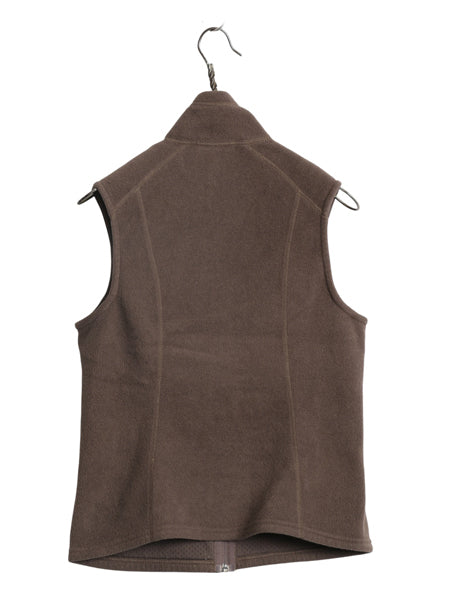 パタゴニア シンチラ フリース ベスト レディース S 古着 08年製 アウトドア ハイネック フルジップ ノースリーブ 前開き 重ね着 シンプル