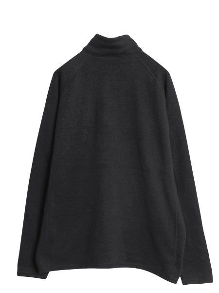 パタゴニア ベターセーター ハーフジップ メンズ L / 古着 18年製 アウトドア フリース セーター 裏起毛 プルオーバー ジャケット ブラック